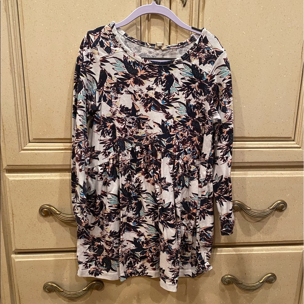 Girl’s Roxy Cotton Floral Dress Sz 8